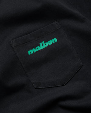 Malbon Golf Vista Repair Tee - Black