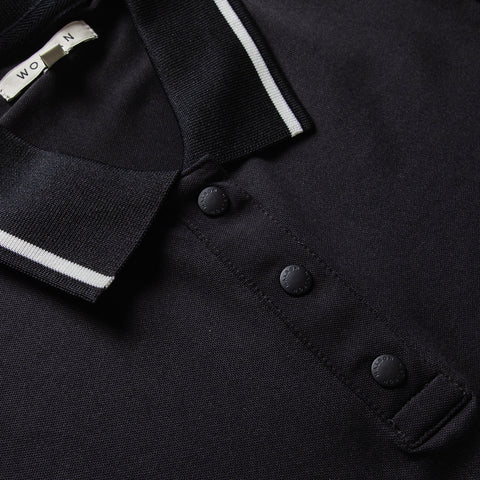 Women's Malbon Golf Paloma Polo - Black