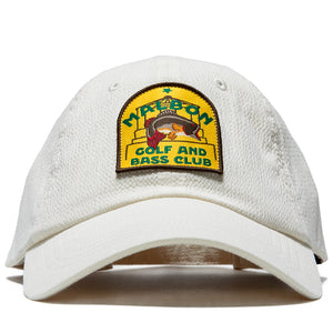 Malbon Golf & Bass Club Dad Hat - Ivory