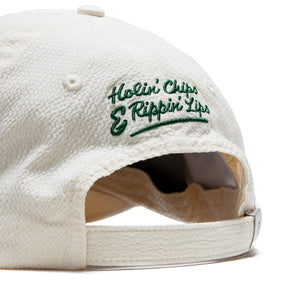 Malbon Golf & Bass Club Dad Hat - Ivory