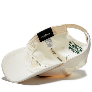 Malbon Golf & Bass Club Dad Hat - Ivory