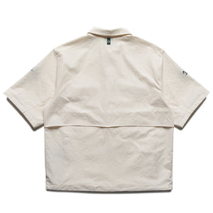 Malbon Golf & Bass Club Seersucker Windshirt - Ivory