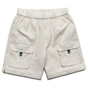 Malbon Golf & Bass Club Seersucker Windshort - Ivory