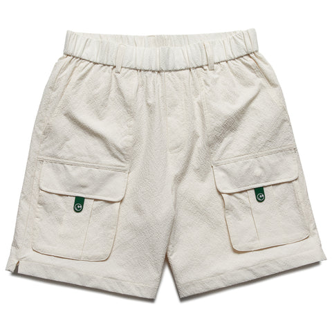 Malbon Golf & Bass Club Seersucker Windshort - Ivory