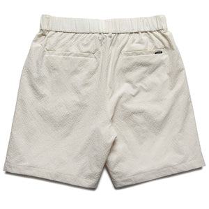 Malbon Golf & Bass Club Seersucker Windshort - Ivory