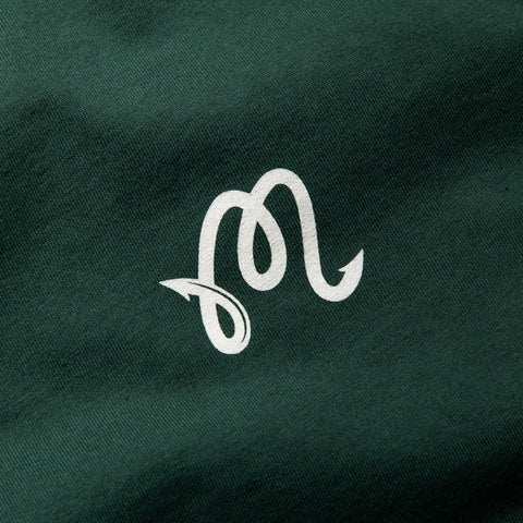 Malbon Golf Bermuda Lures Tee - Forest