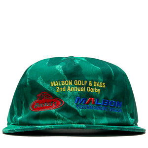 Malbon Golf Derby Snapback - Divot Camo Jungle