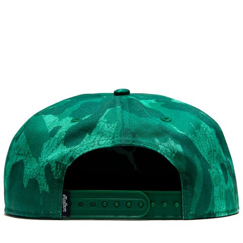 Malbon Golf Derby Snapback - Divot Camo Jungle