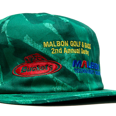 Malbon Golf Derby Snapback - Divot Camo Jungle