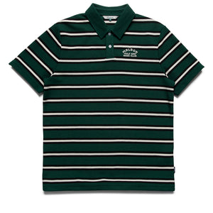 Malbon Golf Fairway Bass Club Polo - Forest Stripe
