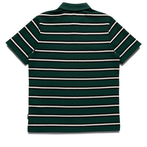 Malbon Golf Fairway Bass Club Polo - Forest Stripe