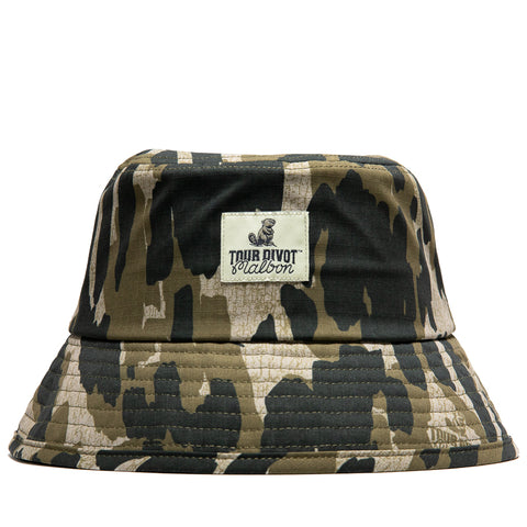 Malbon Golf Tour Divot Bucket Hat - Bark Camo