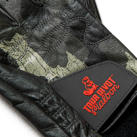 Malbon Golf Tour Divot Golf Glove - Bark Camo