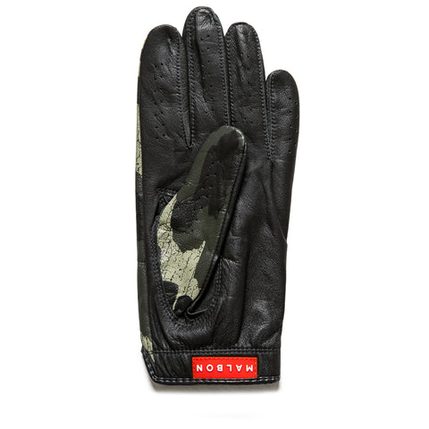 Malbon Golf Tour Divot Golf Glove - Bark Camo