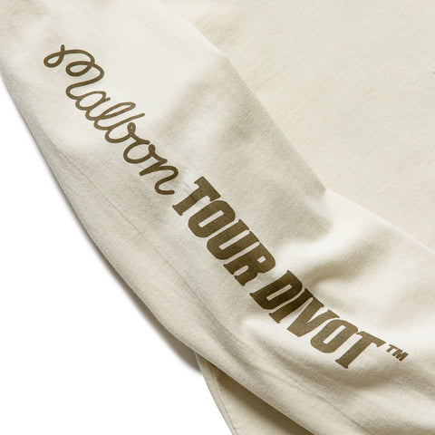 Malbon Golf Tour Divot Gorse L/S Tee - Clay