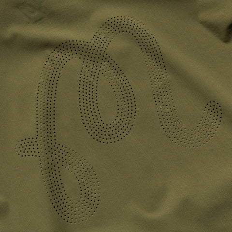 Malbon Golf Tour Divot Performance Shell Jacket - Bark Camo