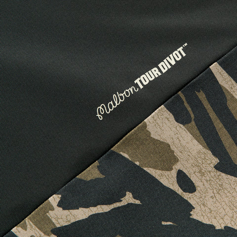 Malbon Golf Tour Divot Polo - Bark Camo