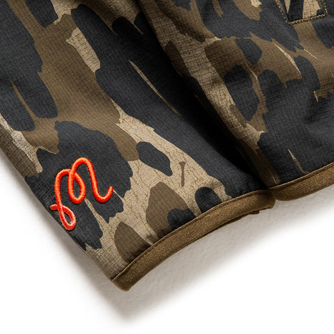 Malbon Golf Tour Divot Sherpa Jacket - Bark Camo