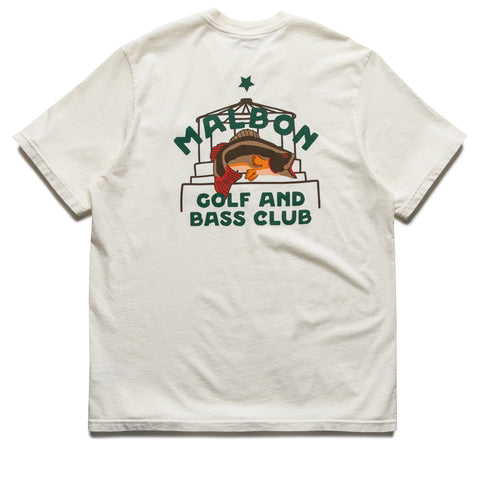 Malbon Golf Vista Bass Club Tee - Ivory