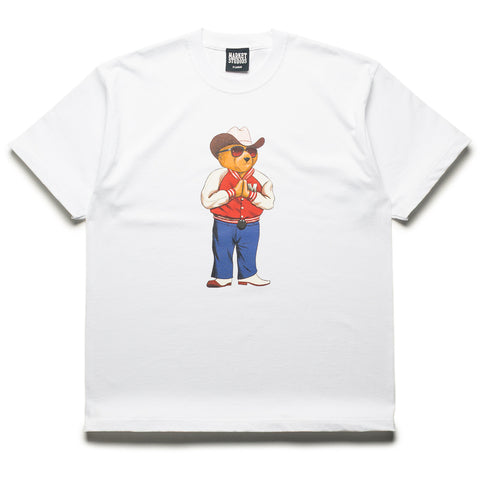 Market Hee-Haw Bear Tee - White