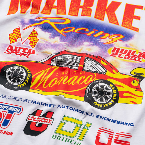 Market Built 2 Last Tee - White