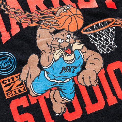Market Ballin Bobcat Tee - Washed Black