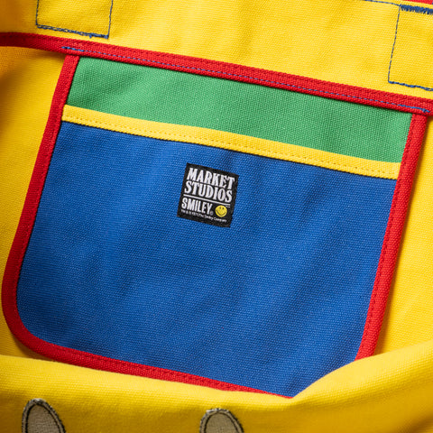 Market Smiley Colorblock Tote Bag - Multi