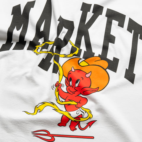 Market x Hot Stuff Cowboy Arc Tee - White