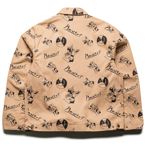 Market Smiley Cubism Work Jacket - Khaki