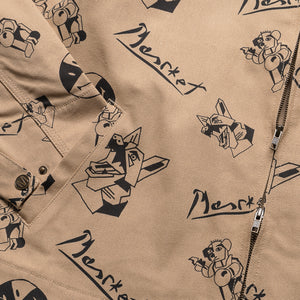 Market Smiley Cubism Work Jacket - Khaki