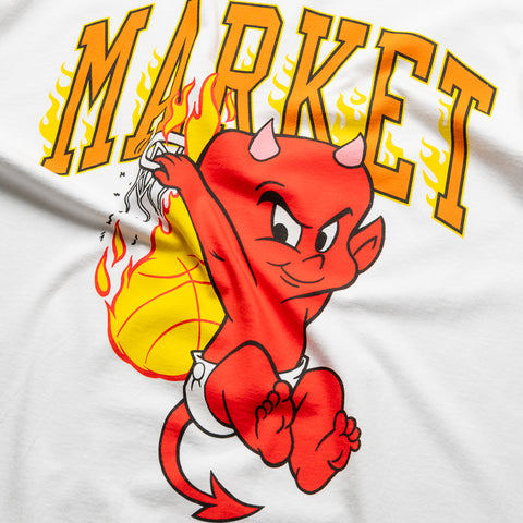 Market x Hot Stuff Dunk Tee - White