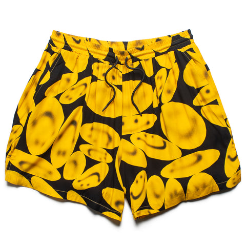 Market Afterhours Short - Washed Black/Yellow