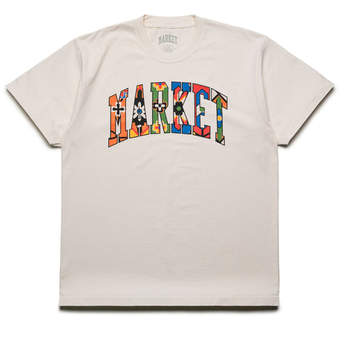 Market Floral Rug Arc Tee - Ecru