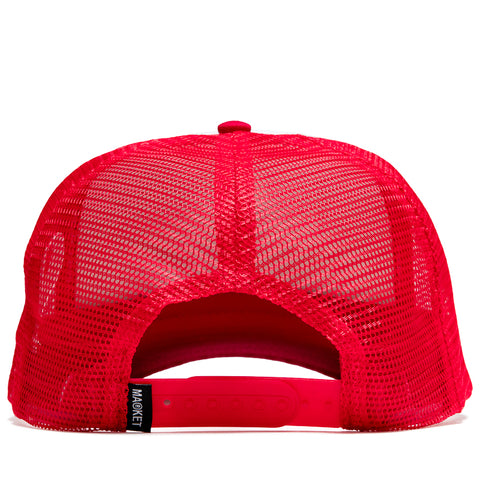 Market Formula Trucker Hat - Red/White