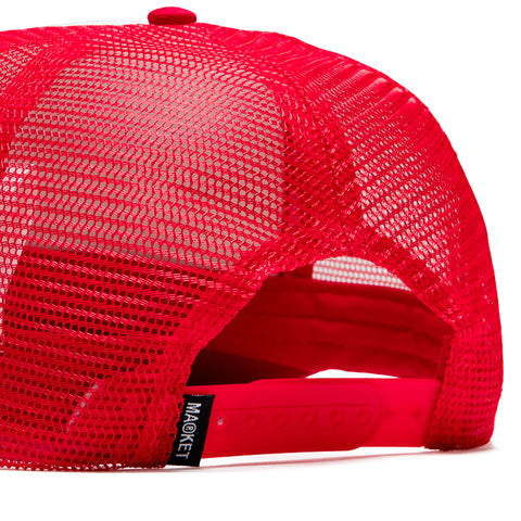 Market Formula Trucker Hat - Red/White