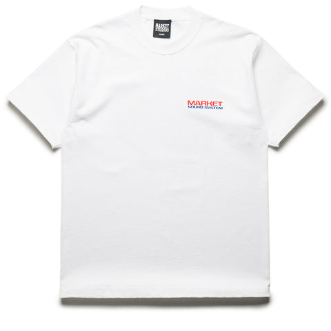 Market Speaker Knocker Tee - White