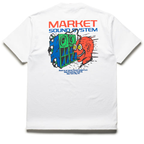 Market Speaker Knocker Tee - White