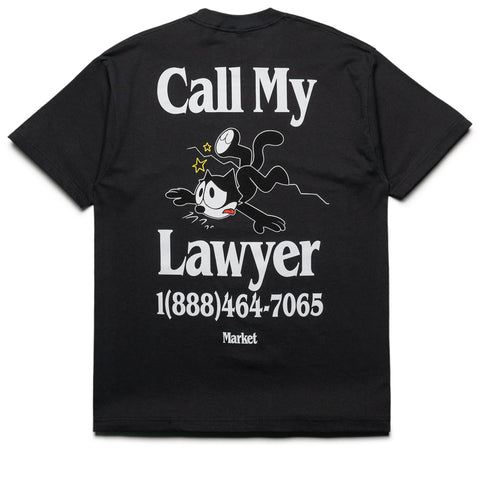 Market x Felix the Cat Call My Lawyer Tee - Vintage Black