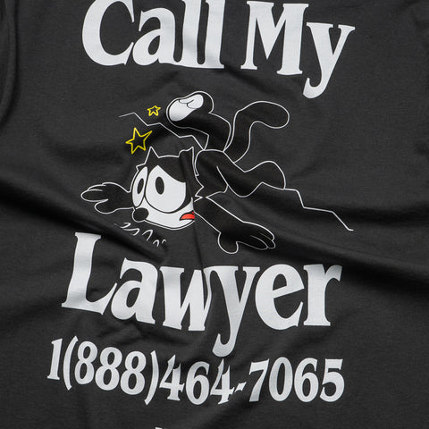 Market x Felix the Cat Call My Lawyer Tee - Vintage Black