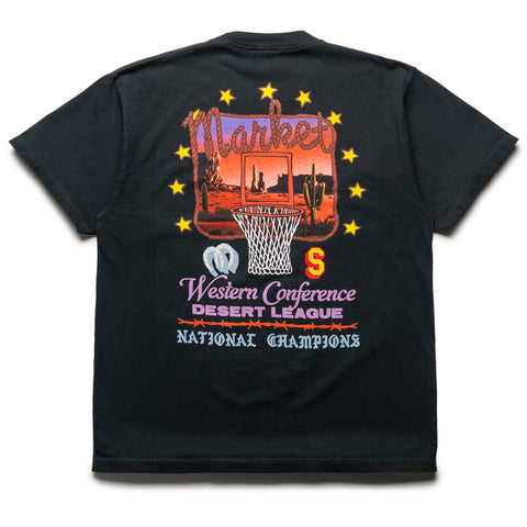 Market Desert League Tee - Pirate Black