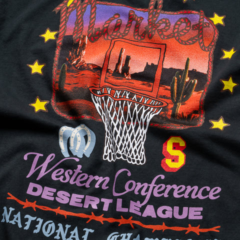 Market Desert League Tee - Pirate Black