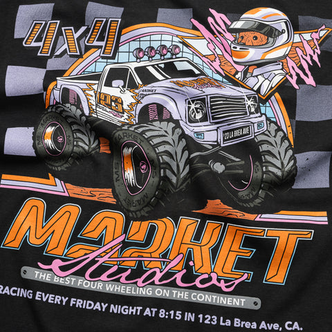 Market Monster Truck Rally Tee - Black
