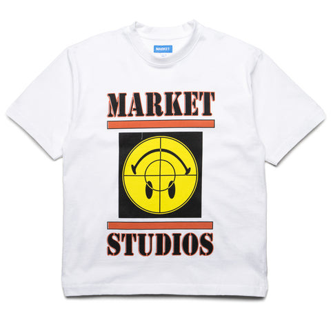 Market Smiley Focus Tee - White