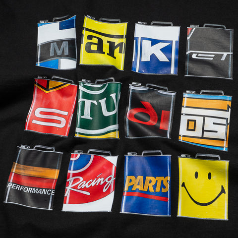 Market Smiley Oil Can Tee - Black