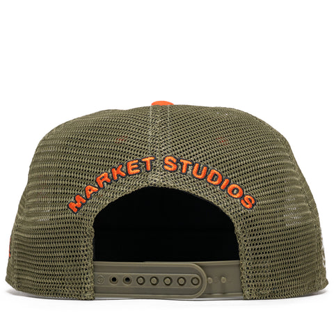 Market x '47 Richard Petty Captain RL Snapback - Orange