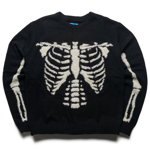 Market Skelly Knit Sweater - Black/White
