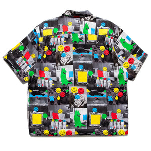 Market Smiley Collage Woven Shirt - Multi