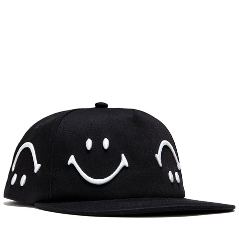 Market Smiley Face Snapback - Jet Black