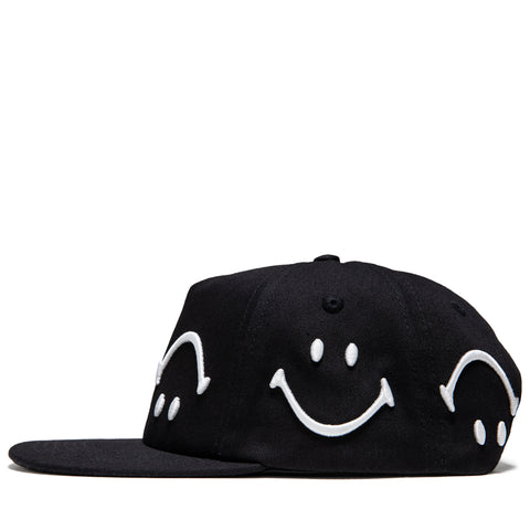 Market Smiley Face Snapback - Jet Black