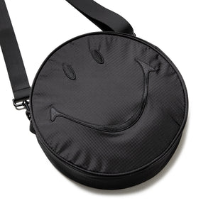 Market Smiley Large Crossbody Bag - Black
